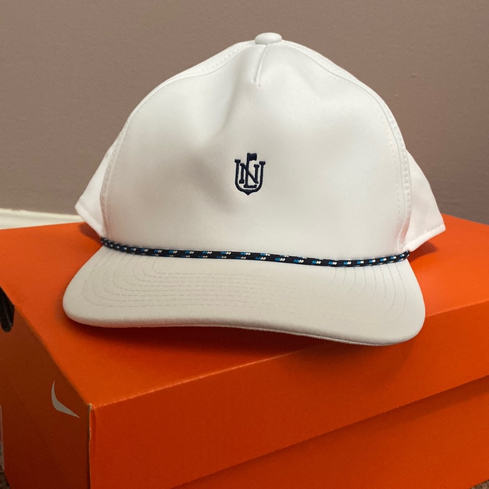 White No Laying Up hat